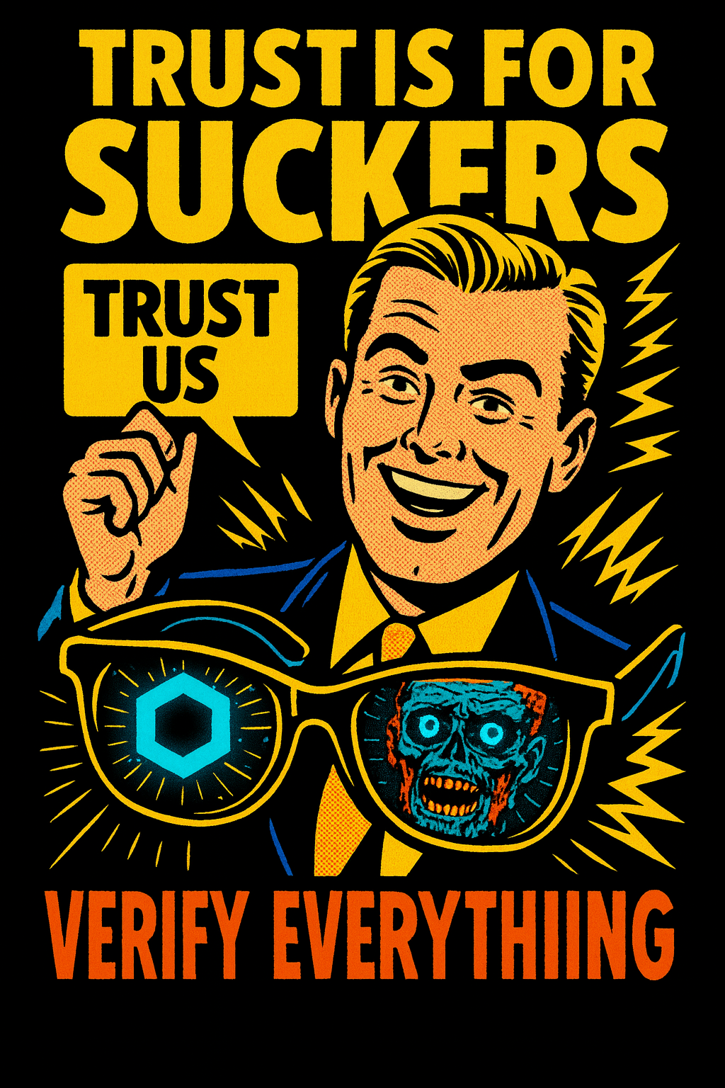 Hoodie Mark9: Link "The Verifier" (Back Print) — Edition of 10