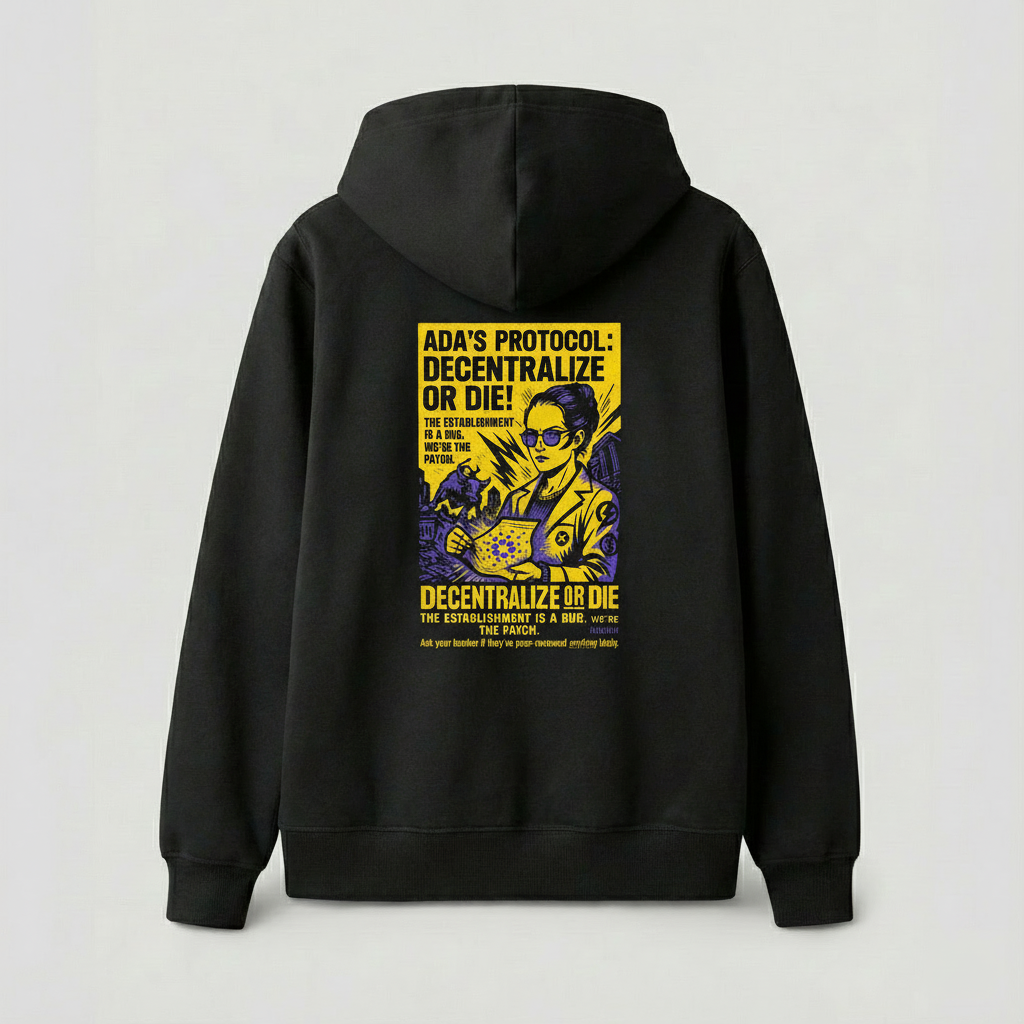 Hoodie Mark10: ADA (Back Print) — Edition of 10