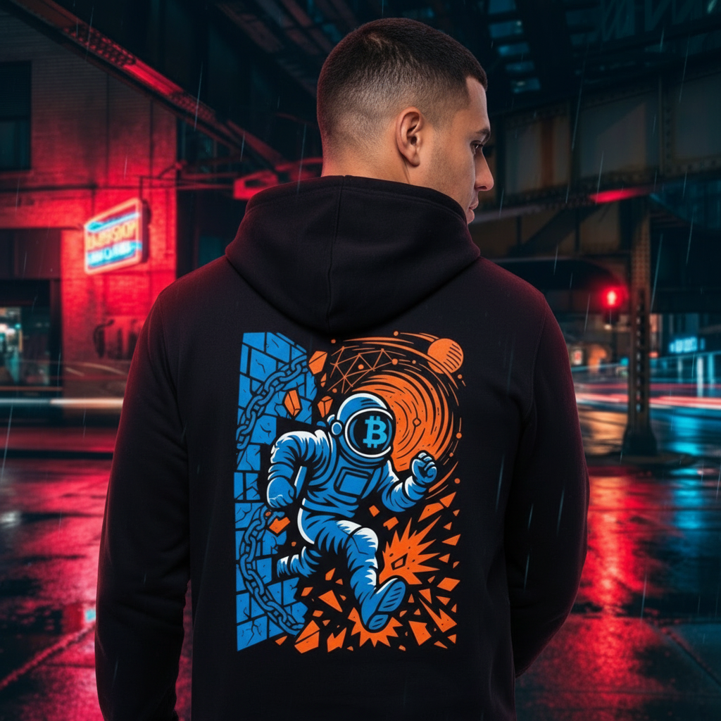 Hoodie Mark3: BTC (Back Print) — Edition of 10