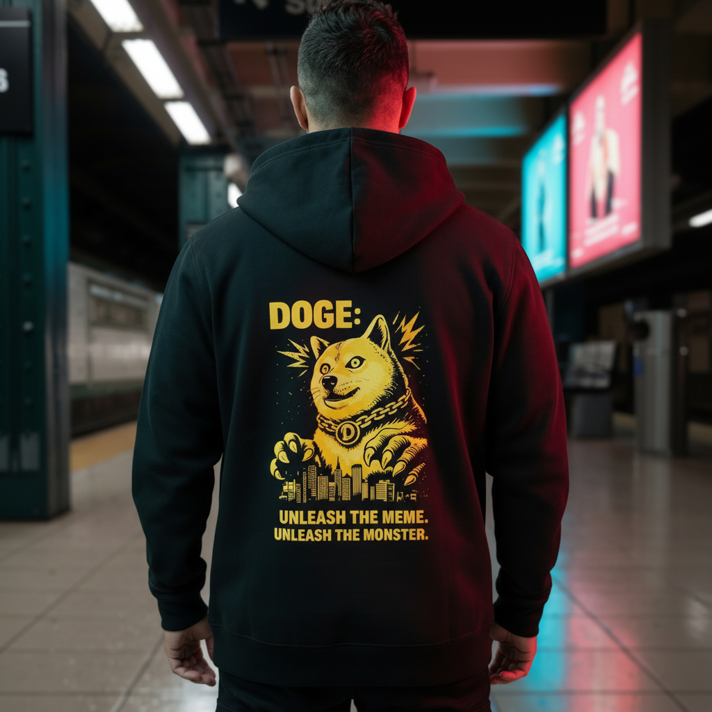 Hoodie Mark7: DOGE "The Kaiju" (Back Print) — Edition of 10