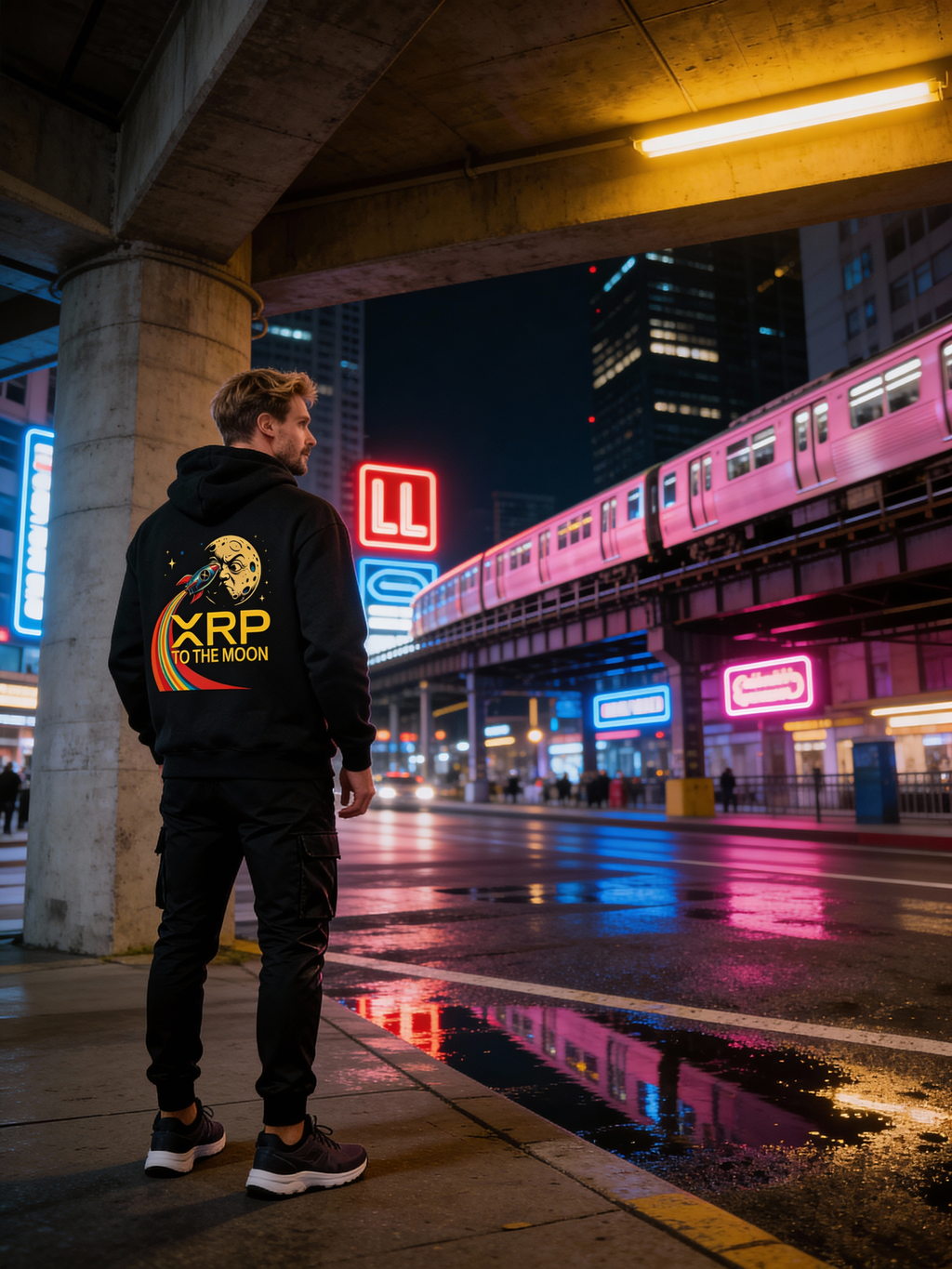 Hoodies Mark1  — XRP TO THE MOON On back| Numbered Collector Edition (10 Copies Only)