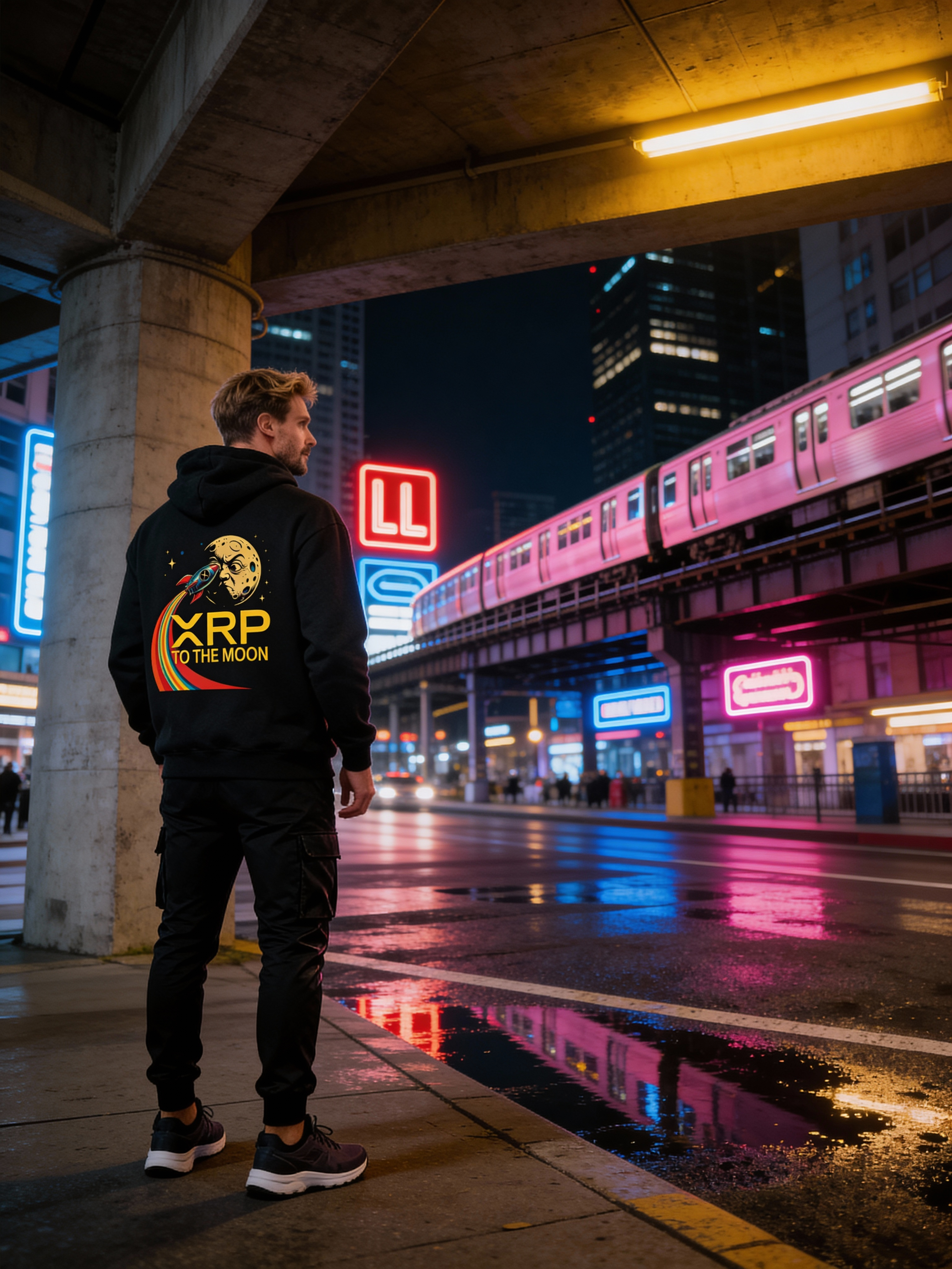 Hoodies Mark1  — XRP TO THE MOON On back| Numbered Collector Edition (10 Copies Only)