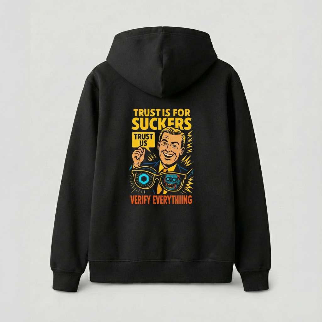 Hoodie Mark9: Link "The Verifier" (Back Print) — Edition of 10