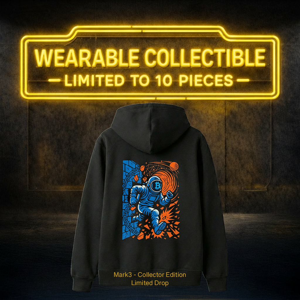 Hoodie Mark3: BTC (Back Print) — Edition of 10