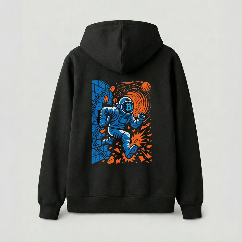 Hoodie Mark3: BTC (Back Print) — Edition of 10