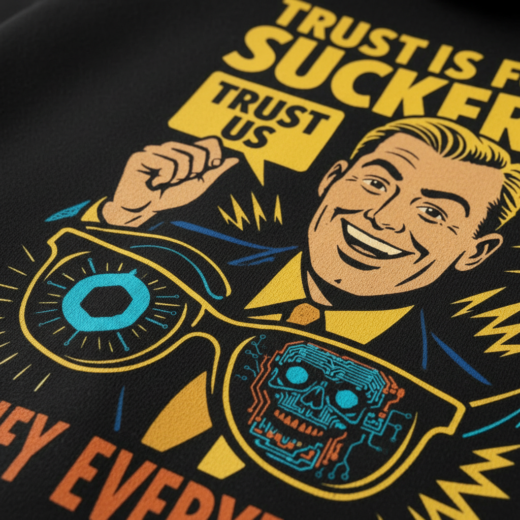 Hoodie Mark9: Link "The Verifier" (Back Print) — Edition of 10