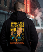 Hoodie Mark9: Link "The Verifier" (Back Print) — Edition of 10