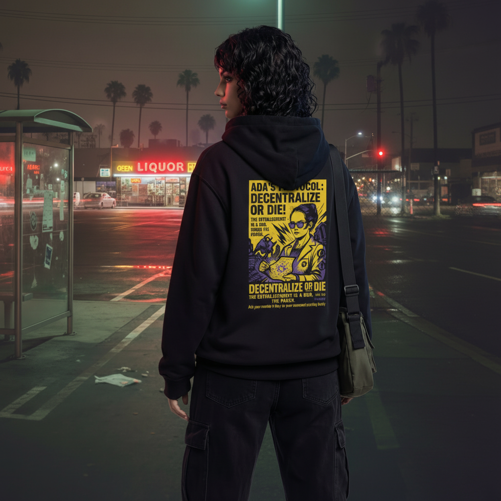 Hoodie Mark10: ADA (Back Print) — Edition of 10