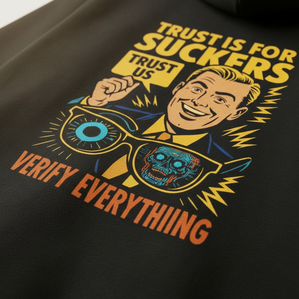 Hoodie Mark9: Link "The Verifier" (Back Print) — Edition of 10