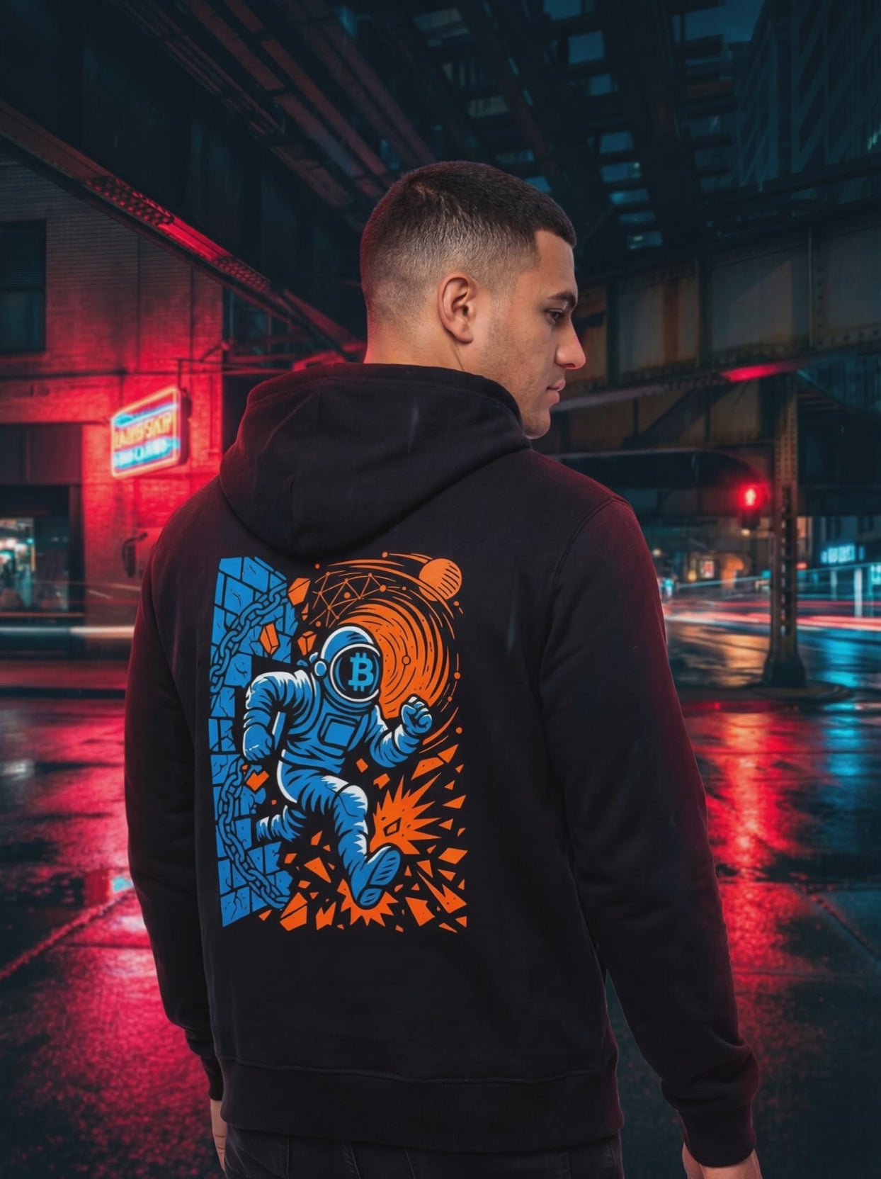 Hoodie Mark3: BTC (Back Print) — Edition of 10