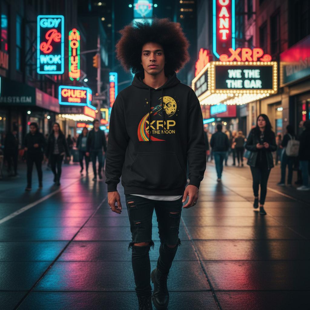Hoodies Mark1 — XRP TO THE MOON | Numbered Collector Edition (10 Copies Only)